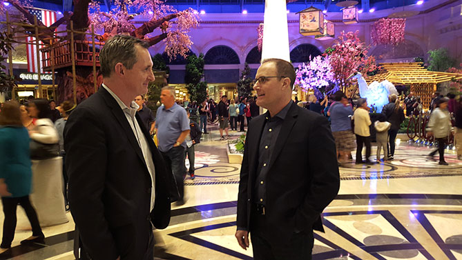 The VP of Sales and VP of Design Innovation at the Belagio Hotel